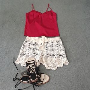 A bundle of a shirt and shorts